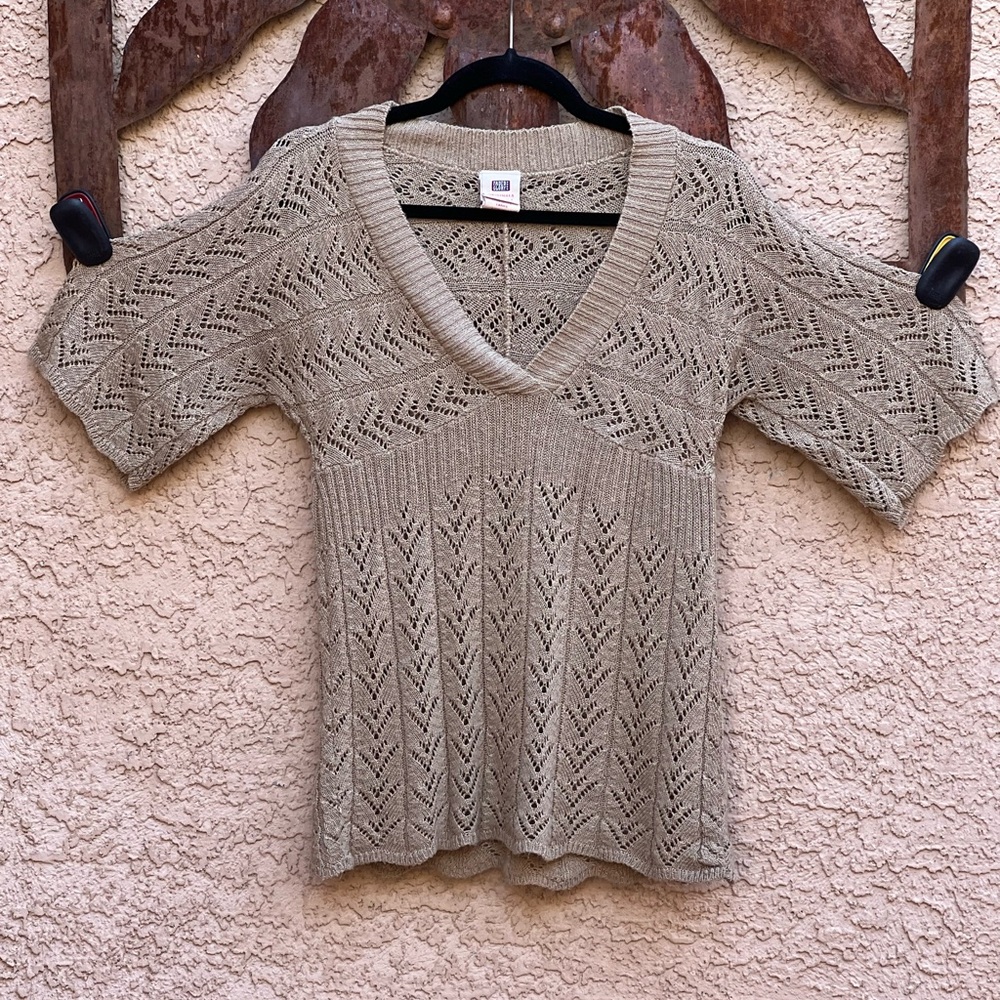 Faded Glory Knit V-Neck Sweater Size 8/10